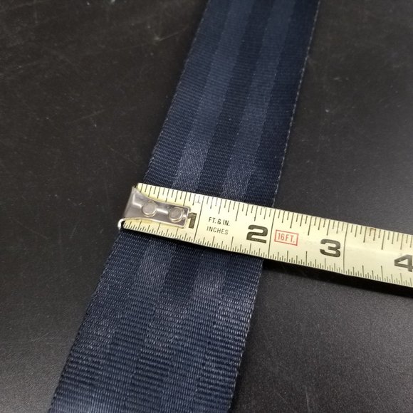 Universal Airline AmSafe Seat Belt Extender Adjustable Navy Blue FAA Type A E-4 - Picture 9 of 9